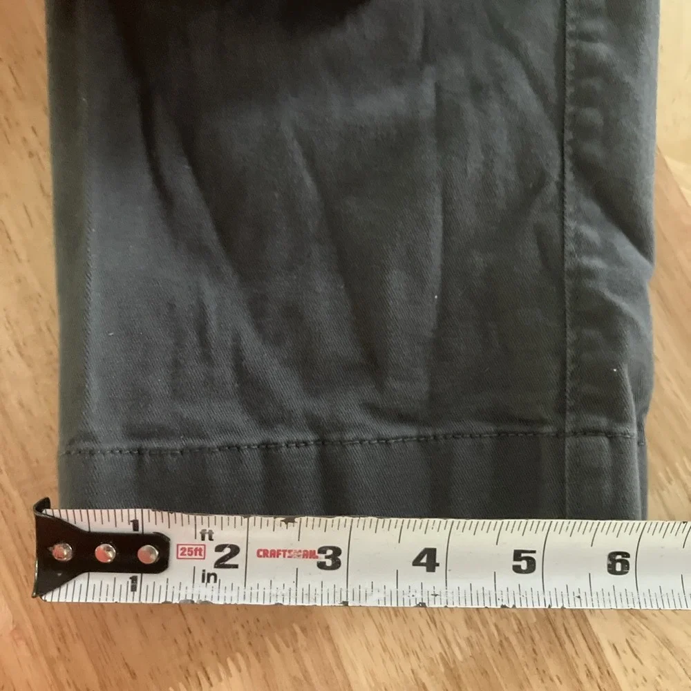 J.CREW Men's Stretch Pants Grey Size 34X34 Slim Fit